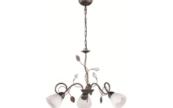 Stora Taklampor Ø70-150 Cm<Trio Lighting Traditio Takkrona 70cm 3-delad E14 rustik