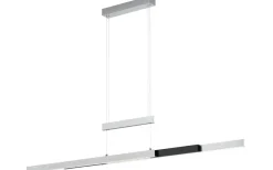 Trio Lighting Trajan Taklampa LED borstad aluminium/svart* Avlånga Taklampor