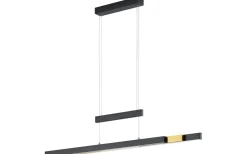 Trio Lighting Trajan Takpendel LED mattsvart/mattmässing* Avlånga Taklampor