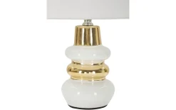 Tramonto Bordslampa 32cm Vit/Guld