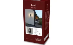 Vägglyktor<Konstsmide Trani Vägglampa med Ljussensor Svart IP44