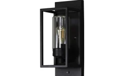 Vägglyktor<Konstsmide Trani Vägglampa med Ljussensor Svart IP44