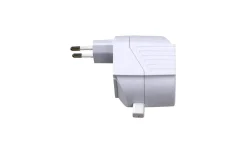 Transformator Plugin 12V AC 1-20W DIN-kontakt Vit