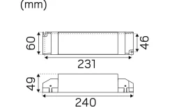 Transformator 24V DC Max 150W Ej Dimbar