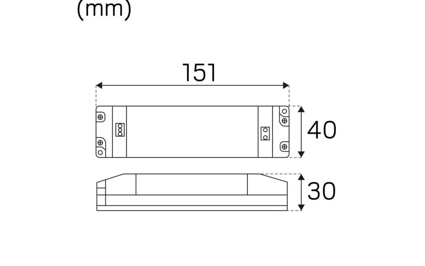 Hidealite Transformator 24V DC Max 30W Ej Dimbar* Transformatorer (Konstantspänning V)