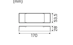 Transformatorer (Konstantspänning V)|Minispotlights & Ledpuckar<Hidealite Transformator 24V DC 1-30W Dimbar