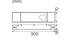 Hidealite Transformator 24V DC 1-100W Dimbar* Transformatorer (Konstantspänning V)|Minispotlights & Ledpuckar