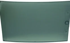 Transparent dörr, 2x18 moduler