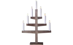Visa Alla Adventsljusstakar|Adventsljusstakar 31-60 Cm<Star Trading Trapp Adventsljusstake Brun 54cm