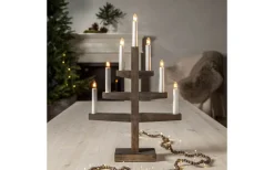 Visa Alla Adventsljusstakar|Adventsljusstakar 31-60 Cm<Star Trading Trapp Adventsljusstake Brun 54cm