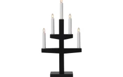 Star Trading Trapp Adventsljusstake 46cm Svart* Visa Alla Adventsljusstakar|Adventsljusstakar 31-60 Cm