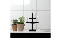 Star Trading Trapp Adventsljusstake 46cm Svart* Visa Alla Adventsljusstakar|Adventsljusstakar 31-60 Cm