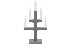 Star Trading Trapp Adventsljusstake Grå 46cm* Visa Alla Adventsljusstakar|Adventsljusstakar 31-60 Cm