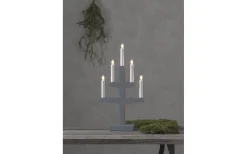 Star Trading Trapp Adventsljusstake Grå 46cm* Visa Alla Adventsljusstakar|Adventsljusstakar 31-60 Cm