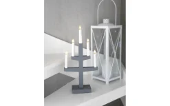 Star Trading Trapp Adventsljusstake Grå 46cm* Visa Alla Adventsljusstakar|Adventsljusstakar 31-60 Cm