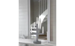 Star Trading Trapp Adventsljusstake Grå 46cm* Visa Alla Adventsljusstakar|Adventsljusstakar 31-60 Cm