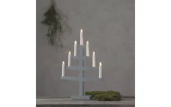 Visa Alla Adventsljusstakar|Adventsljusstakar 31-60 Cm<Star Trading Trapp Adventsljusstake Grå 54cm