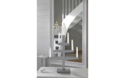 Visa Alla Adventsljusstakar|Adventsljusstakar 31-60 Cm<Star Trading Trapp Adventsljusstake Grå 54cm
