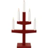 Trapp Adventsljusstake Röd 46cm