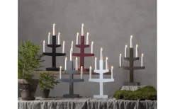 Trapp Adventsljusstake Röd 46cm