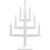 Adventsljusstakar 31-60 Cm<Star Trading Trapp Adventsljusstake Vit 54cm