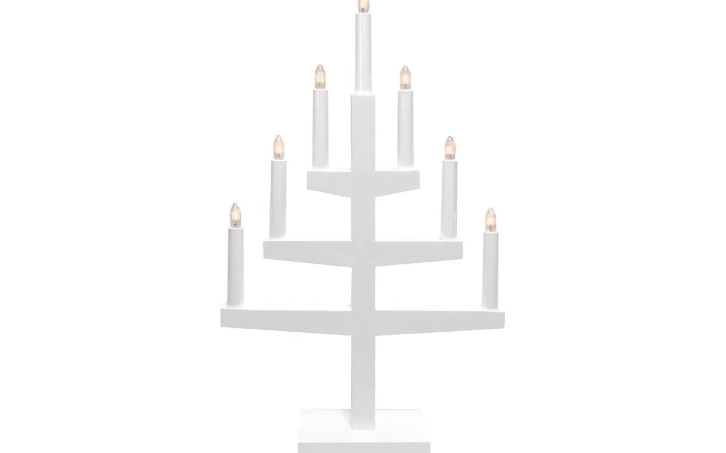 Adventsljusstakar 31-60 Cm<Star Trading Trapp Adventsljusstake Vit 54cm