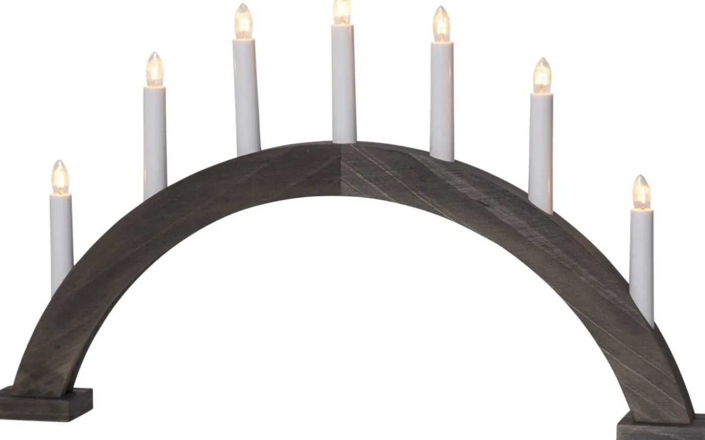 Trapp Båge Adventsljusstake Brun 34cm