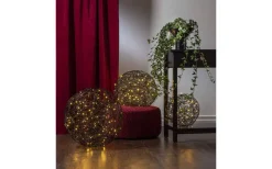 Star Trading Trassel Dekorationsklot 30cm Svart* Utomhusdekorationer|Inomhusdekorationer 230V