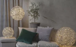 Utomhusdekorationer|Inomhusdekorationer 230V<Star Trading Trassel Dekorationsklot 30cm