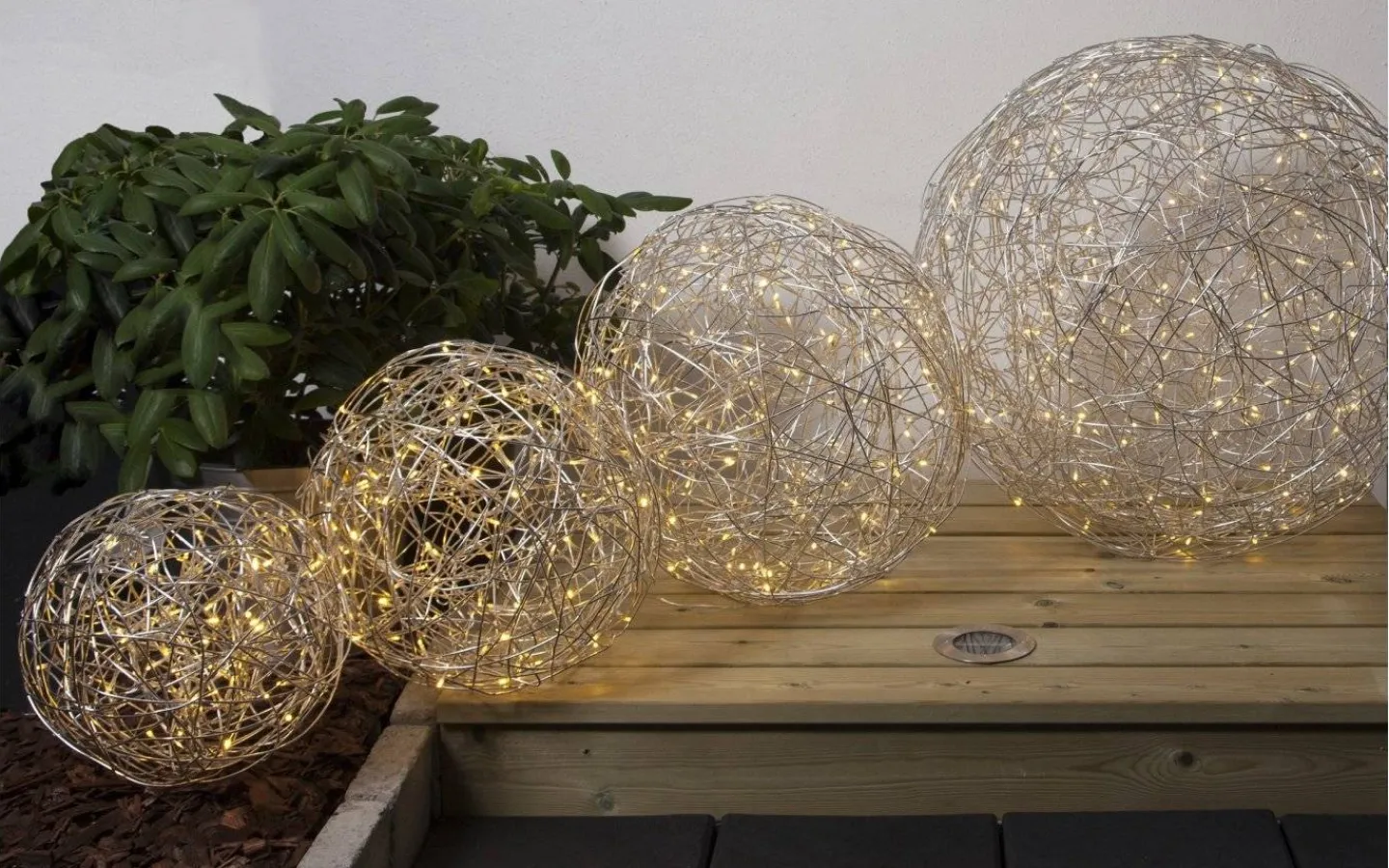 Utomhusdekorationer|Inomhusdekorationer 230V<Star Trading Trassel Dekorationsklot 37,5cm