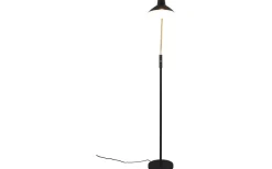 Golvläslampor<Trio Lighting Traveller Golvlampa E27 mattsvart/mattmässing