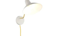 Trio Lighting Traveller Vägglampa E27 varmgrå/matt mässing* Läslampor