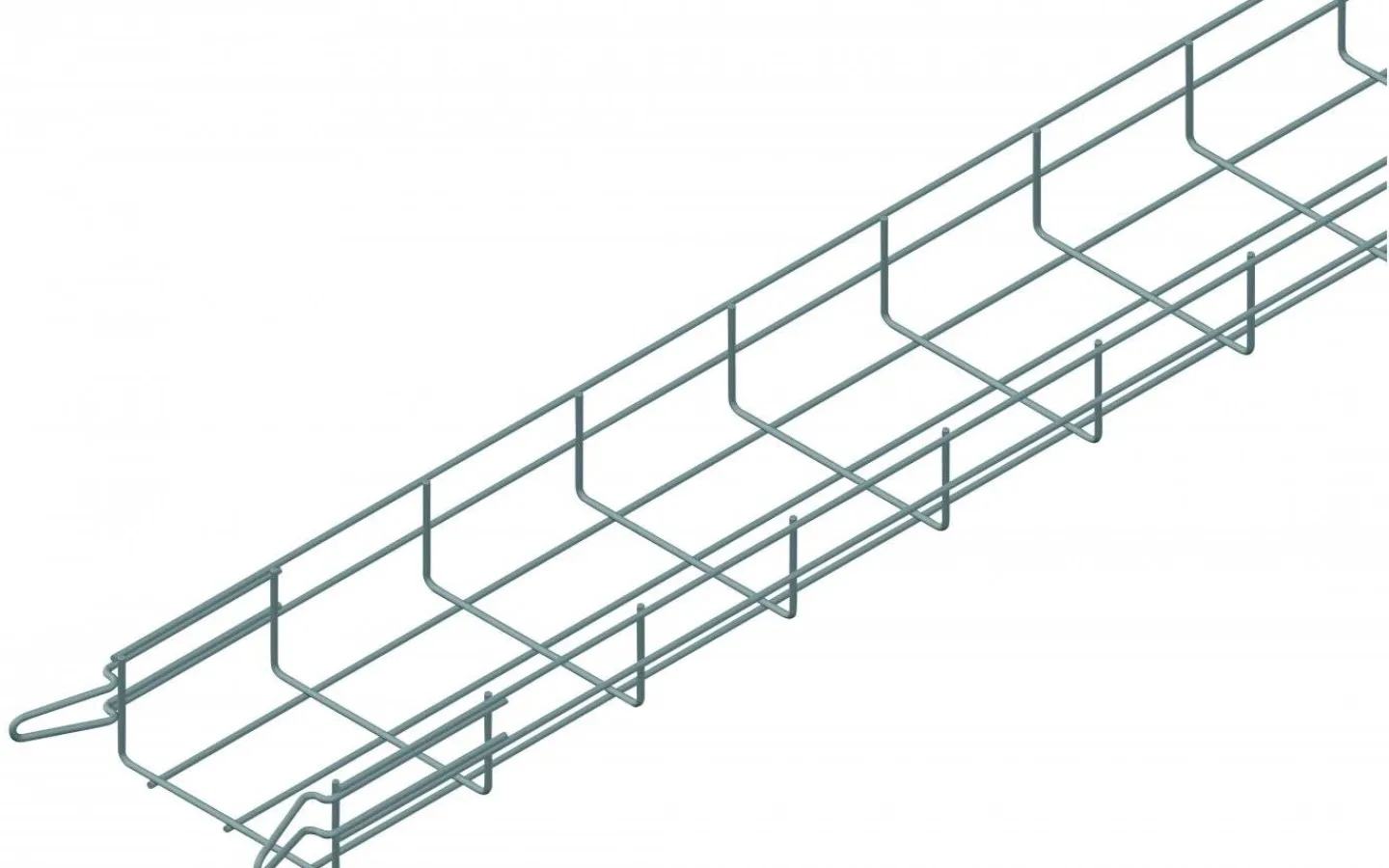 Malmbergs Trådstege, Varmgalvaniserad, 152x60 mm, 3 m* Kabelkanaler,Stegar,Rännor