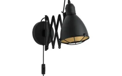 Eglo Treburley Vägglampa Svart/Guld* Läslampor