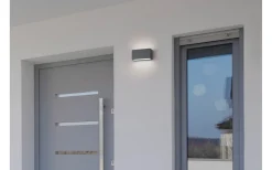 Trio Lighting Trent Vägglampa LED antracit IP65* Vägglampor Utomhus