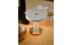 Uppladdningsbara Lampor Inomhus|Bordslampor<Design for the people Trezzi Batteridriven Bordslampa 22cm LED Vit