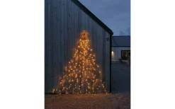 Ljusnät<Konstsmide Triangel Ljusnät med Toppstjärna 2,7m Amber IP44