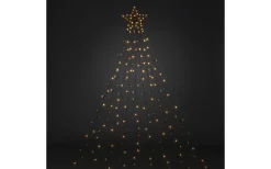 Ljusnät<Konstsmide Triangel Ljusnät med Toppstjärna 2,7m Amber IP44