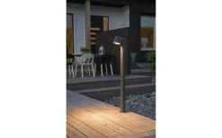 Konstsmide Trieste Pollare 1m Mörkgrå IP44* Pollare & Grindlyktor