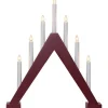 Star Trading Trill Adventsljusstake Röd 47cm* Visa Alla Adventsljusstakar|Adventsljusstakar 31-60 Cm