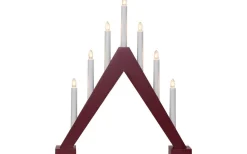 Star Trading Trill Adventsljusstake Röd 47cm* Visa Alla Adventsljusstakar|Adventsljusstakar 31-60 Cm