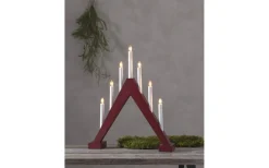 Star Trading Trill Adventsljusstake Röd 47cm* Visa Alla Adventsljusstakar|Adventsljusstakar 31-60 Cm