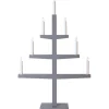 Star Trading Tripp Adventsljusstake Grå 77cm* Visa Alla Adventsljusstakar|Adventsljusstakar 61-120 Cm