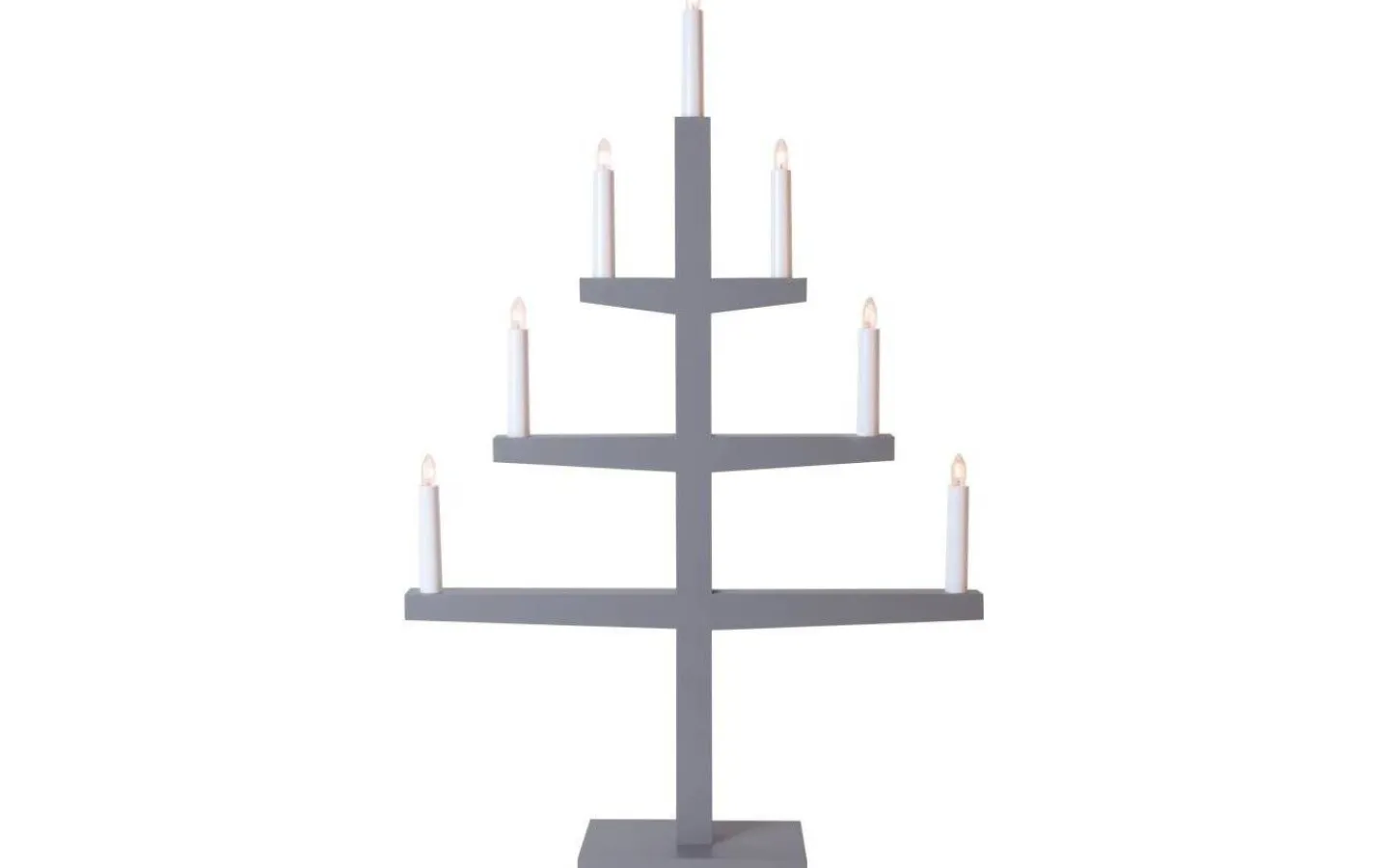 Star Trading Tripp Adventsljusstake Grå 77cm* Visa Alla Adventsljusstakar|Adventsljusstakar 61-120 Cm