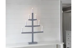 Star Trading Tripp Adventsljusstake Grå 77cm* Visa Alla Adventsljusstakar|Adventsljusstakar 61-120 Cm