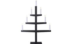 Tripp Adventsljusstake Svart 77cm