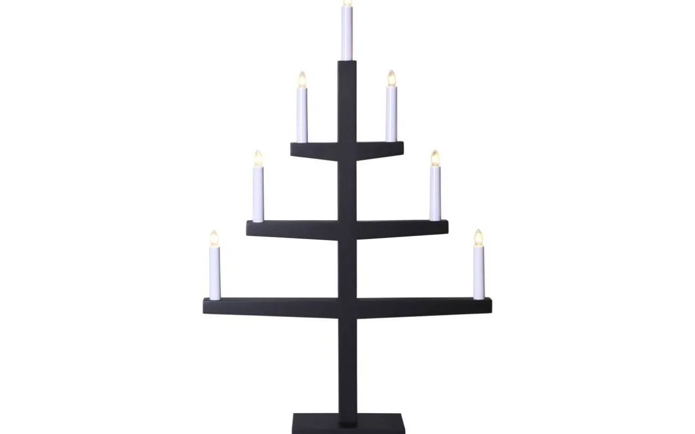 Tripp Adventsljusstake Svart 77cm