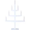 Star Trading Tripp Adventsljusstake Vit 77cm* Visa Alla Adventsljusstakar|Adventsljusstakar 61-120 Cm