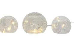 Triss Batteridriven Ljusslinga med Glaskupor 9cm Klar