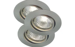 Triton Spotlight 3-Pack GU10 IP23 Borstad Stål